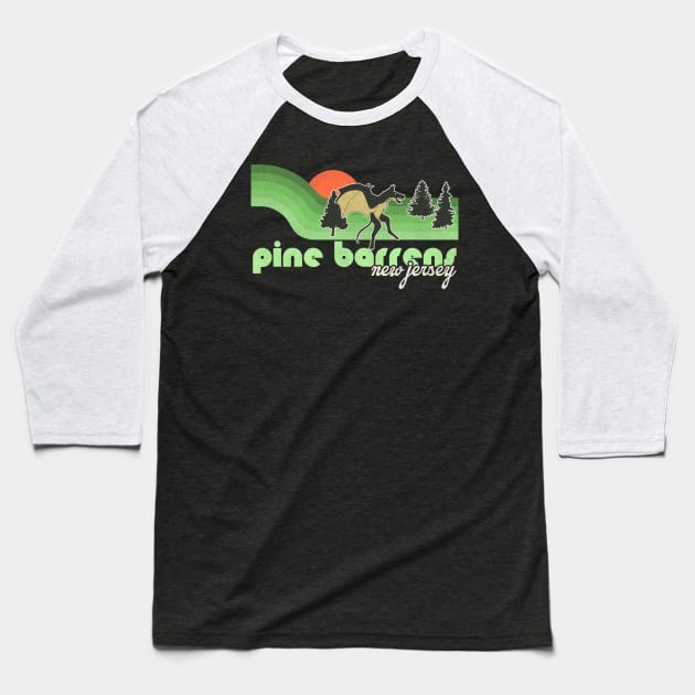 Visit The Pine Barrens NJ Baseball T-Shirt by darklordpug